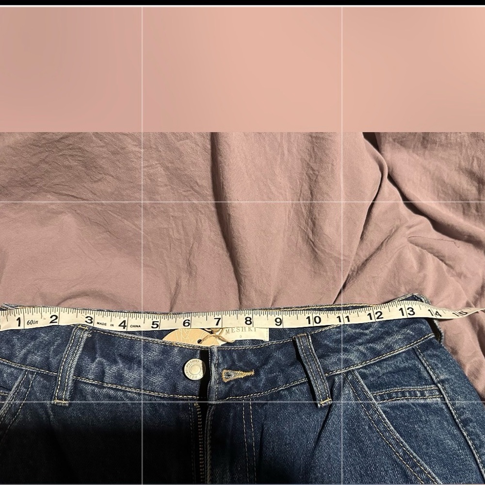 Meshki Blue Flare & Wide Leg Jeans - Picture 8 of 8
